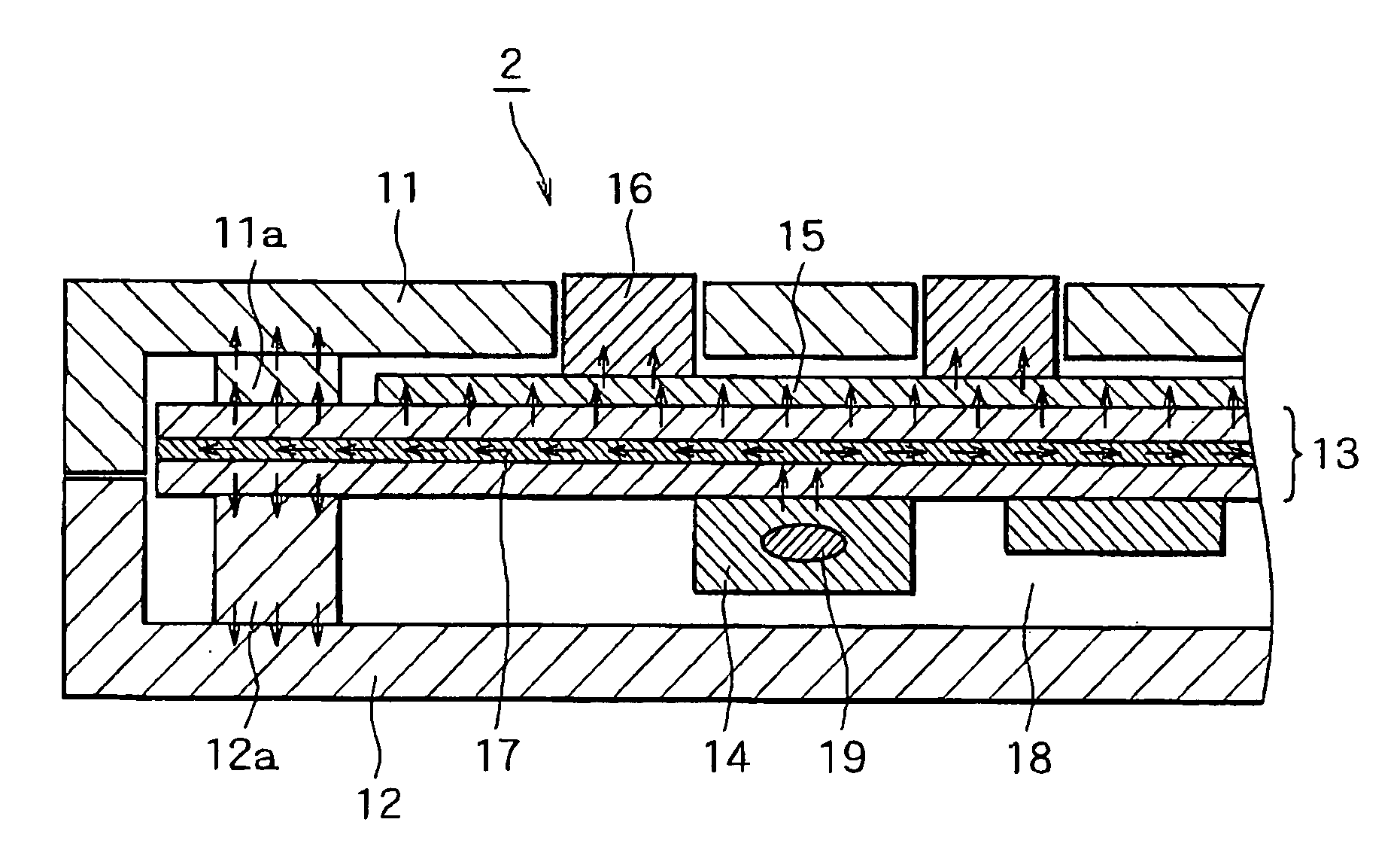 Mobile terminal device and method for radiating heat therefrom