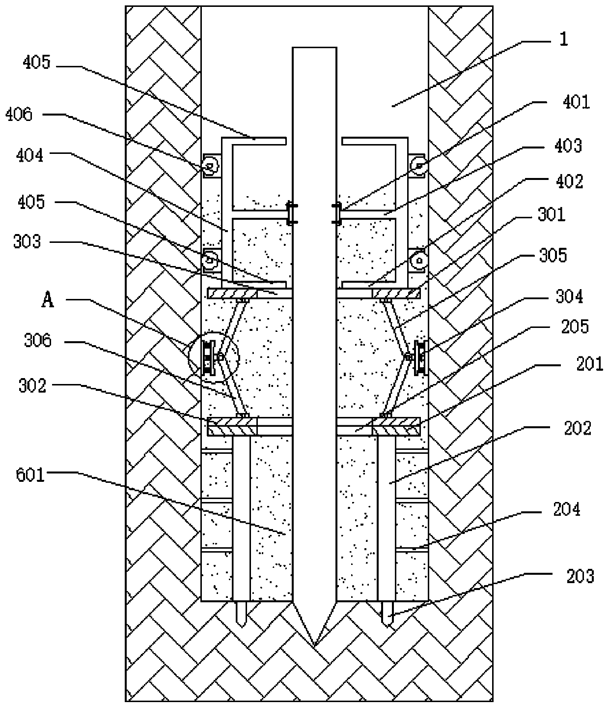 Civil engineering composite pile