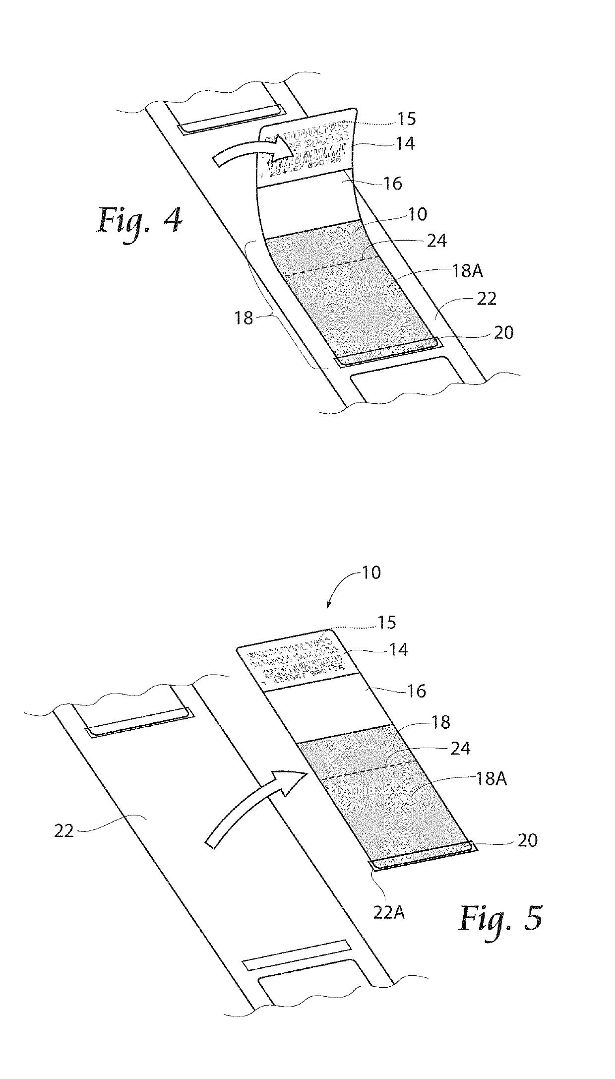 Self-masking label