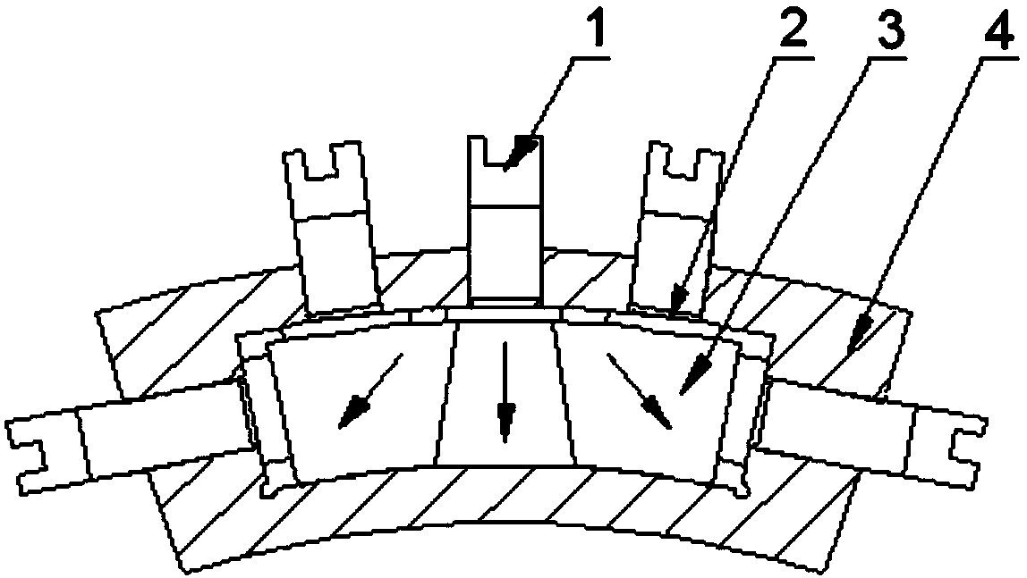 A kind of halbach magnetic steel structure permanent magnet synchronous motor and assembly method