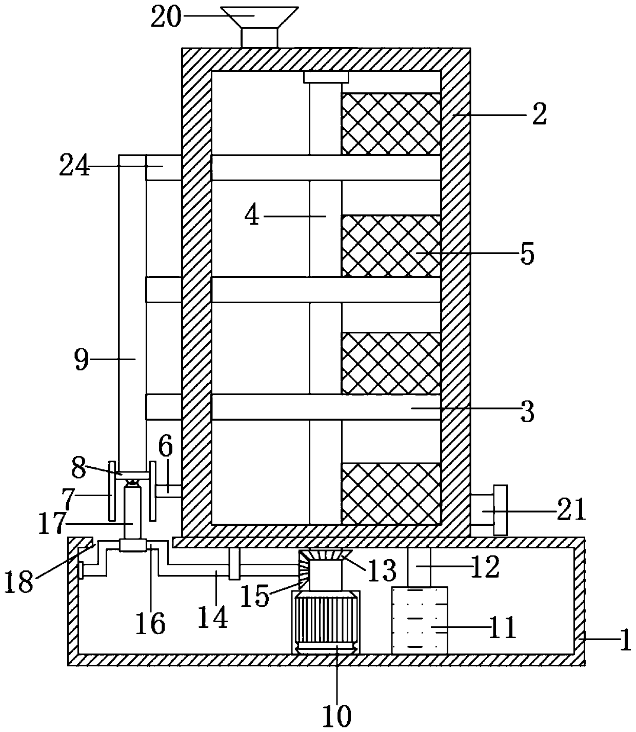 Uniform heating baking equipment for rapeseed oil