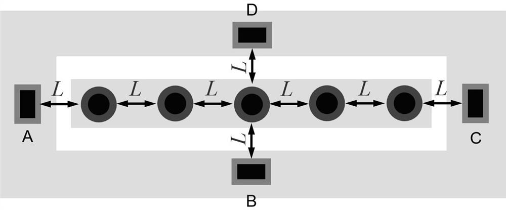 Ground grid current monitoring method based on non-magnetic core sensing array