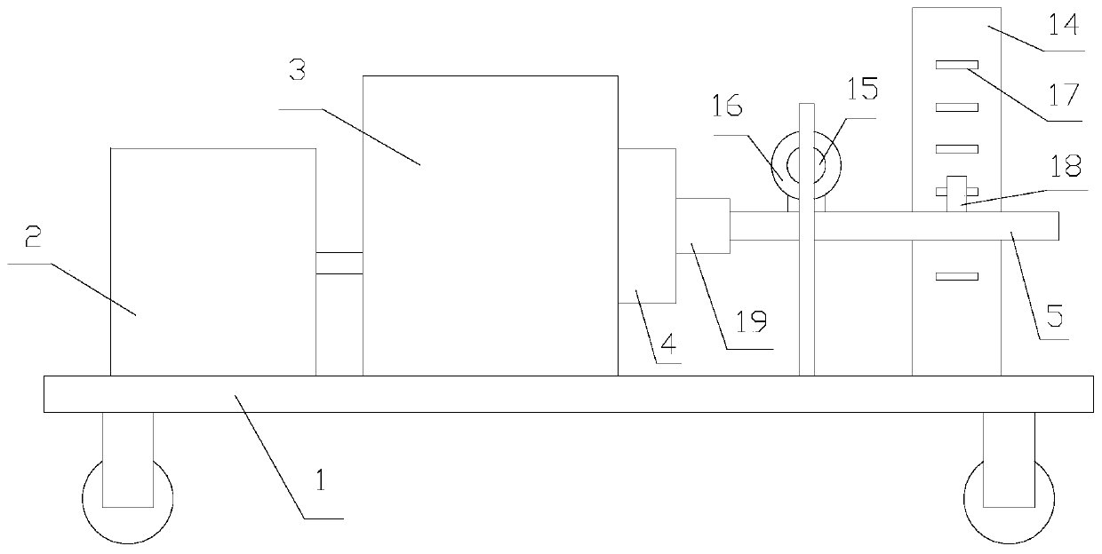 A heating device with convenient temperature adjustment