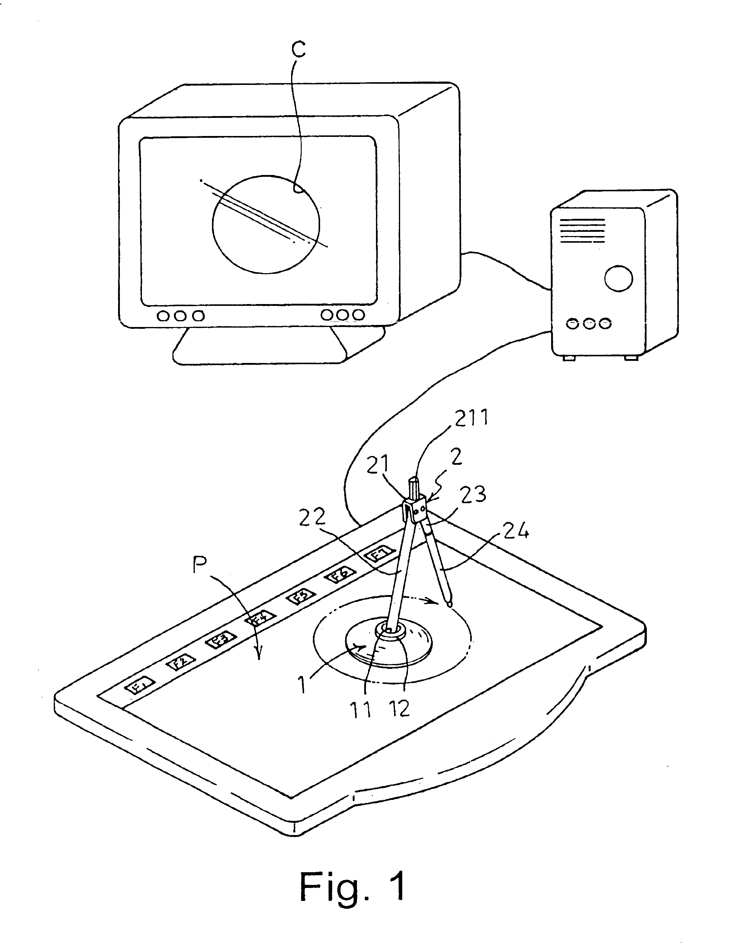 Auxiliary drafting instrument combination applicable to digital board