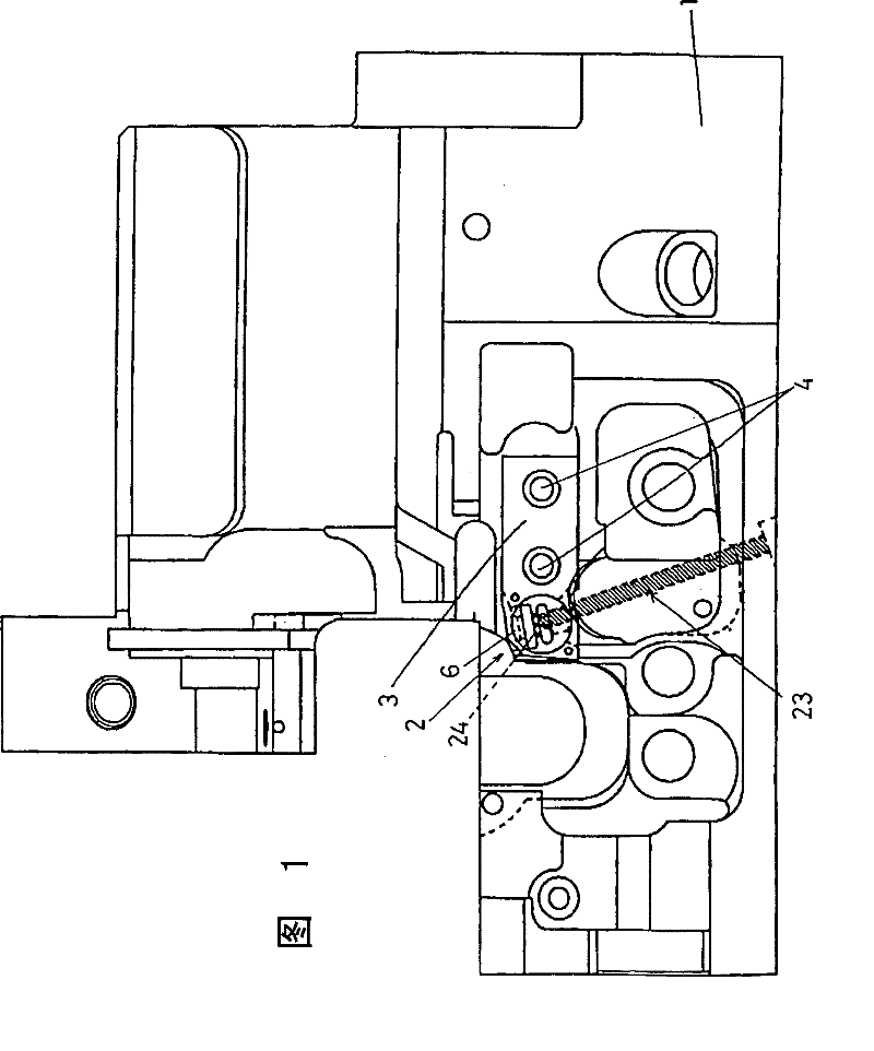 Anti-oil leakage device of top bend needle mechanism