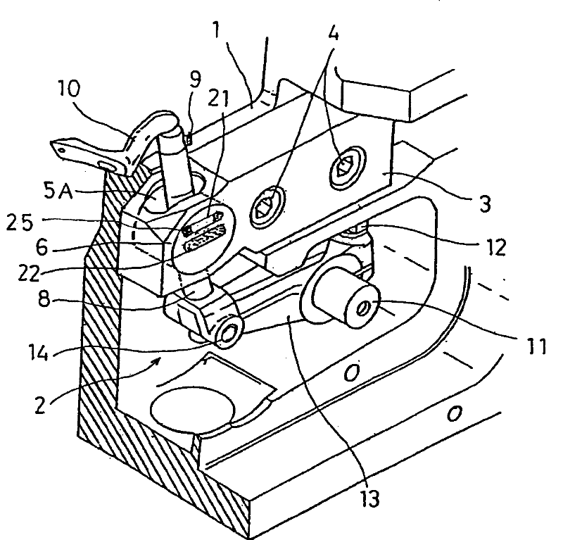 Anti-oil leakage device of top bend needle mechanism