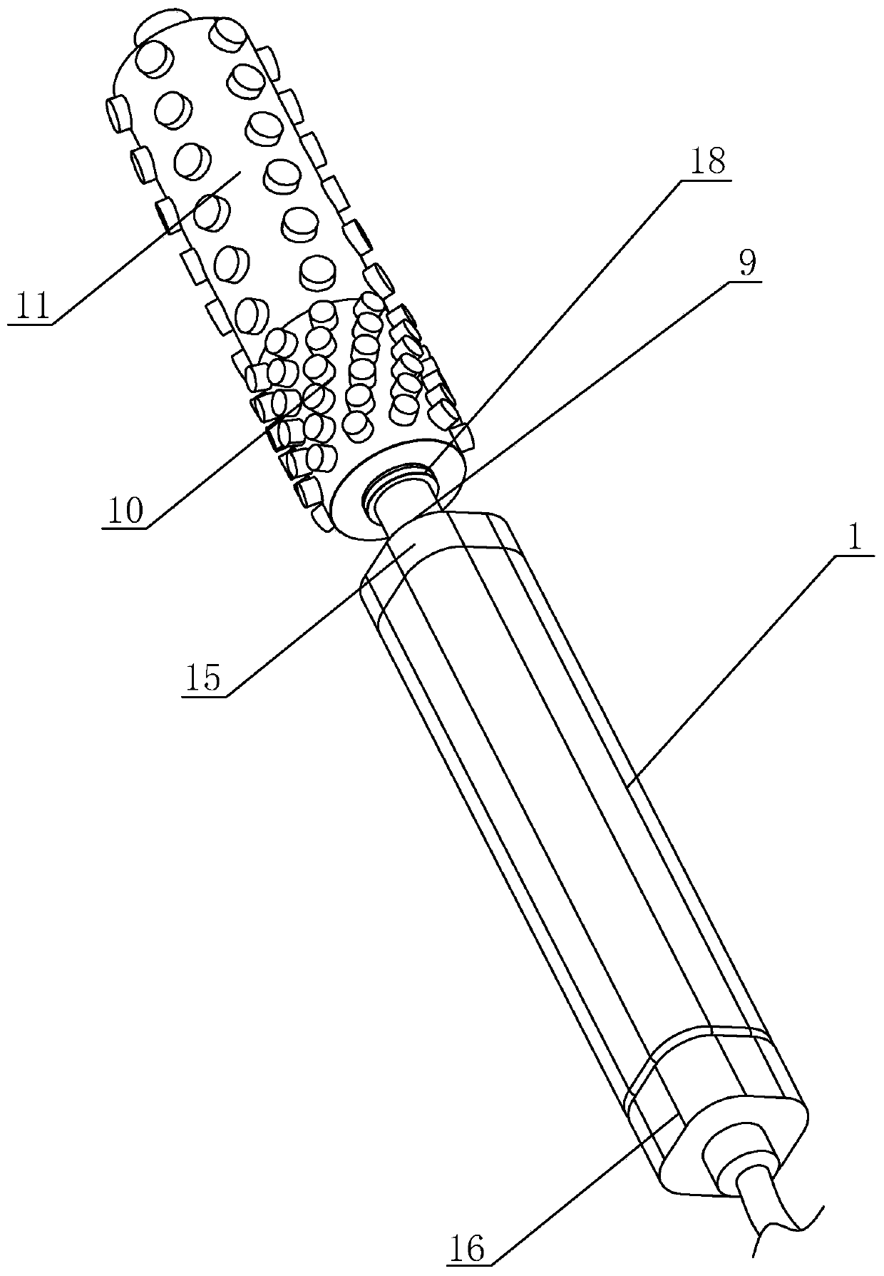 Gun bore inner wall wiping machine