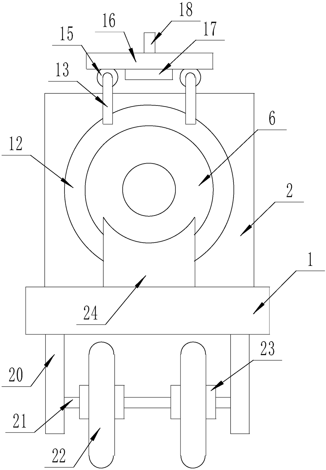 Stirring device for building construction