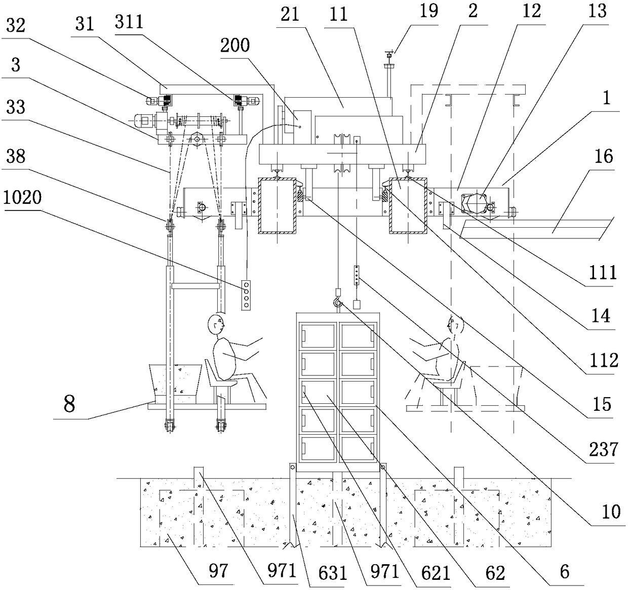 Abalone culture feeding system with lifting mechanism