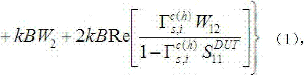 Noise parameter measurement uncertainty evaluation method based on multi-chip module (MCM)