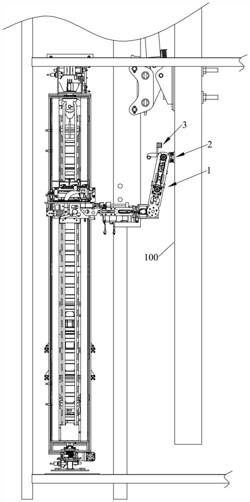 Mechanical arm, hole plugging device and hole plugging robot