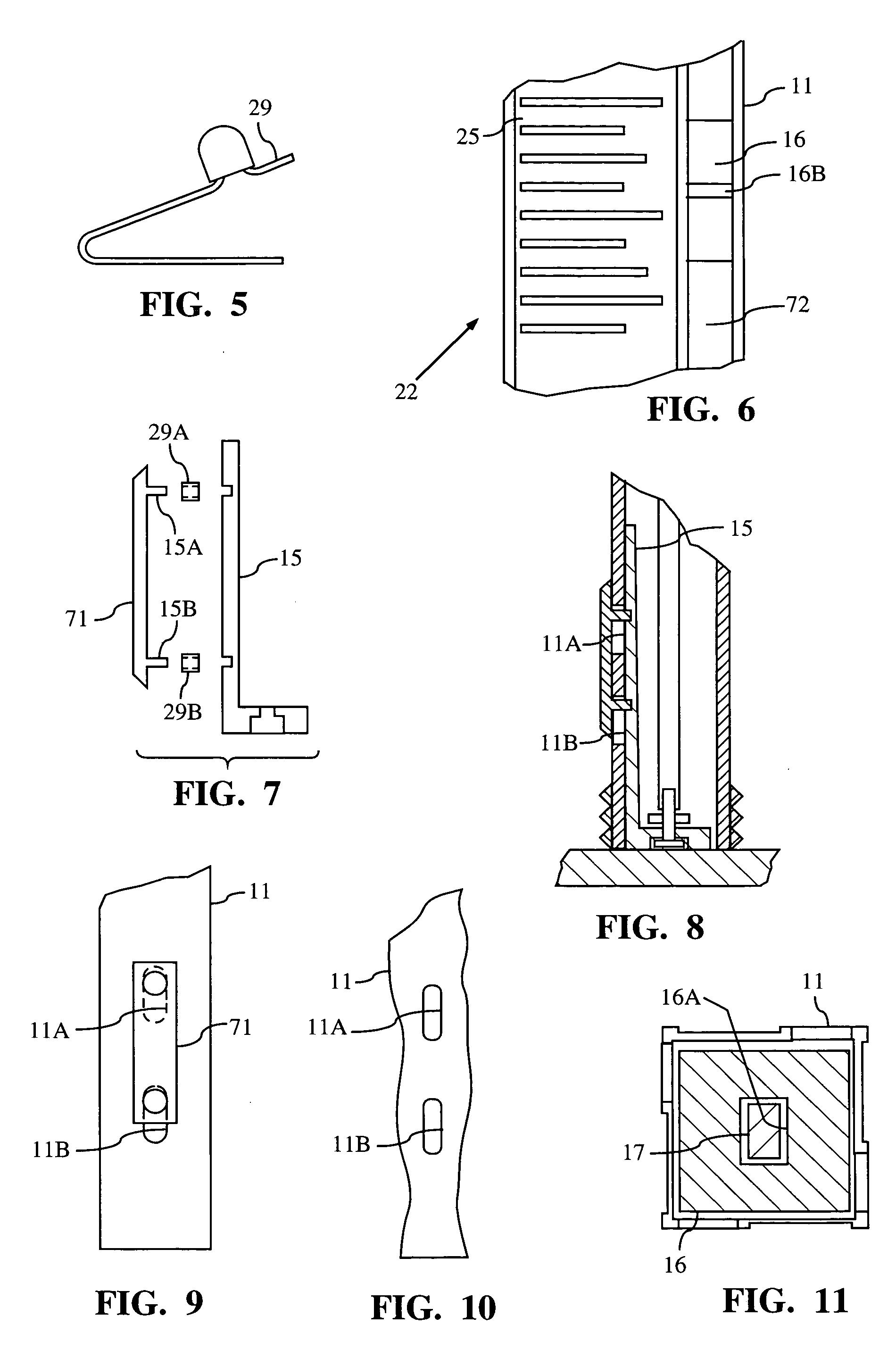 Collapsible liquid level measurement device with attachments