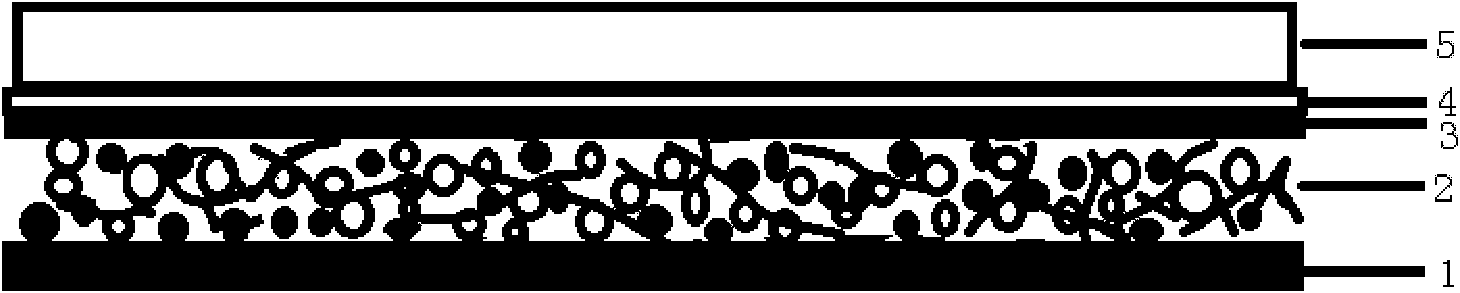 Lithium sulfur battery provided with adsorption layer