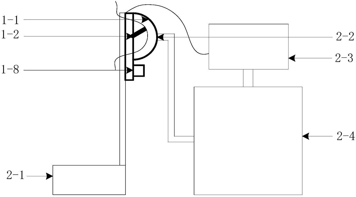 A microwave thermoacoustic breast imaging detection device and method based on a flexible detector