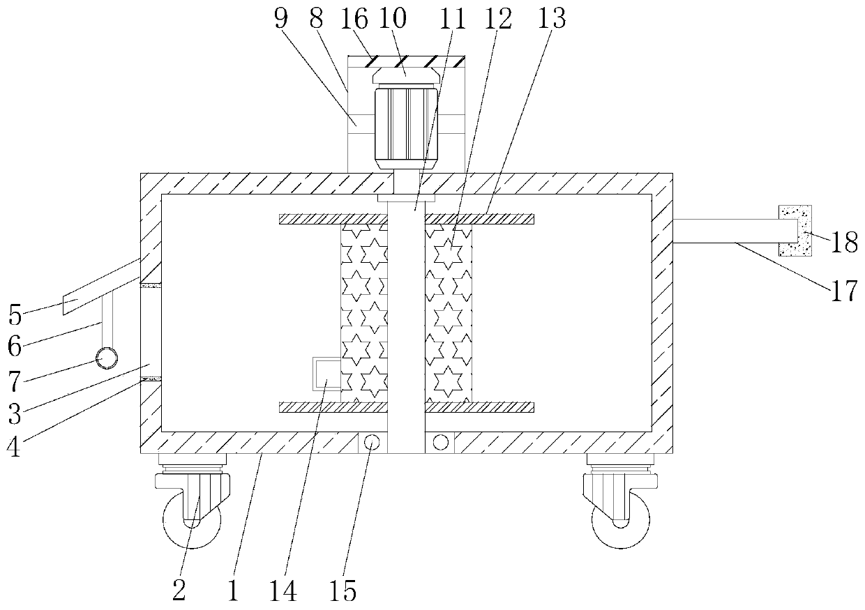 Communication cable take-up and pay-off device