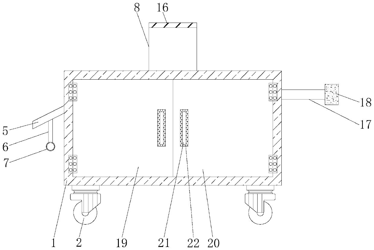 Communication cable take-up and pay-off device