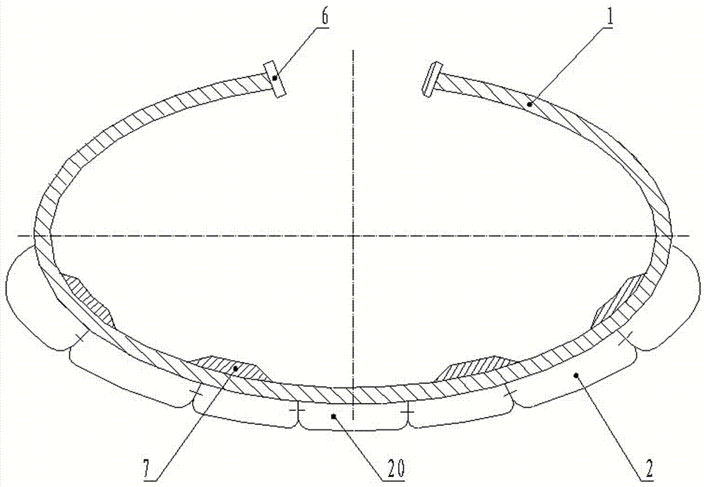 Waist and abdomen compression device