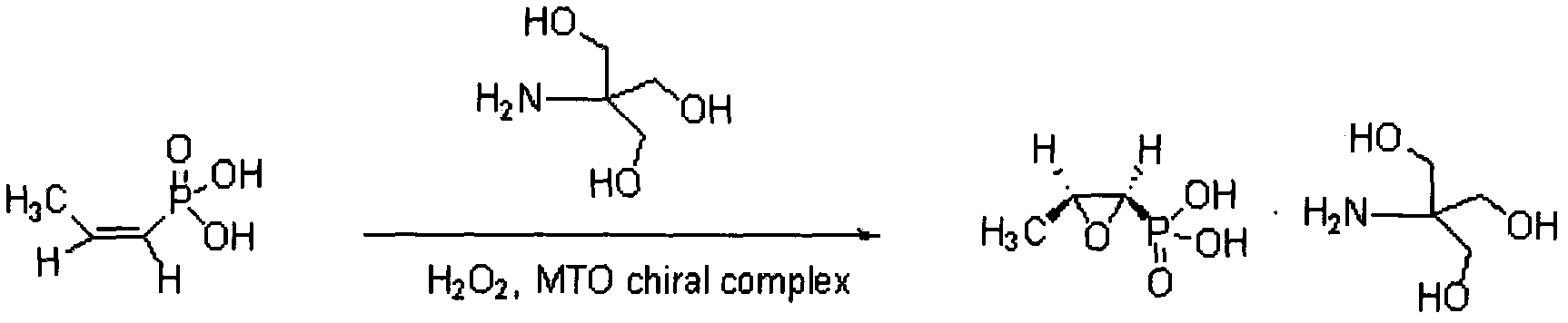 New method for synthesizing fosfomycin trometamol