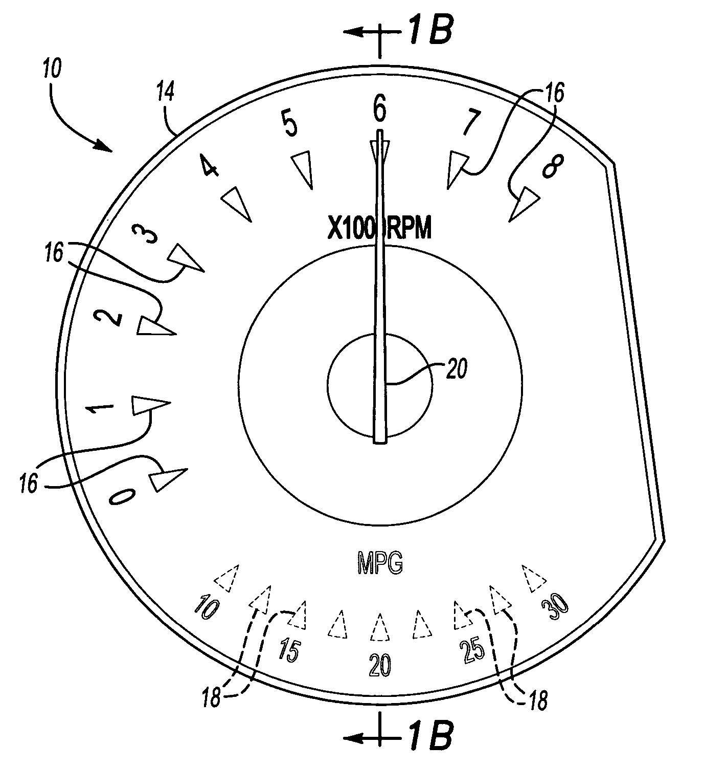 Indication change instrument cluster