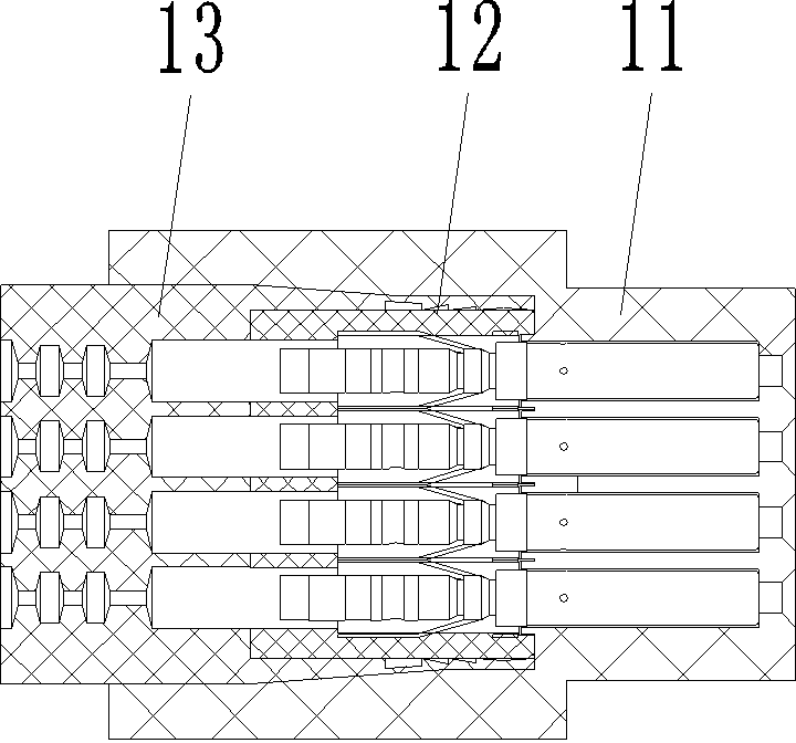 Convenient-to-manufacture electric connector component