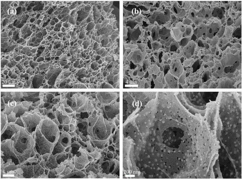 Carbon aerogel/metal oxide composite material and preparation method and application thereof