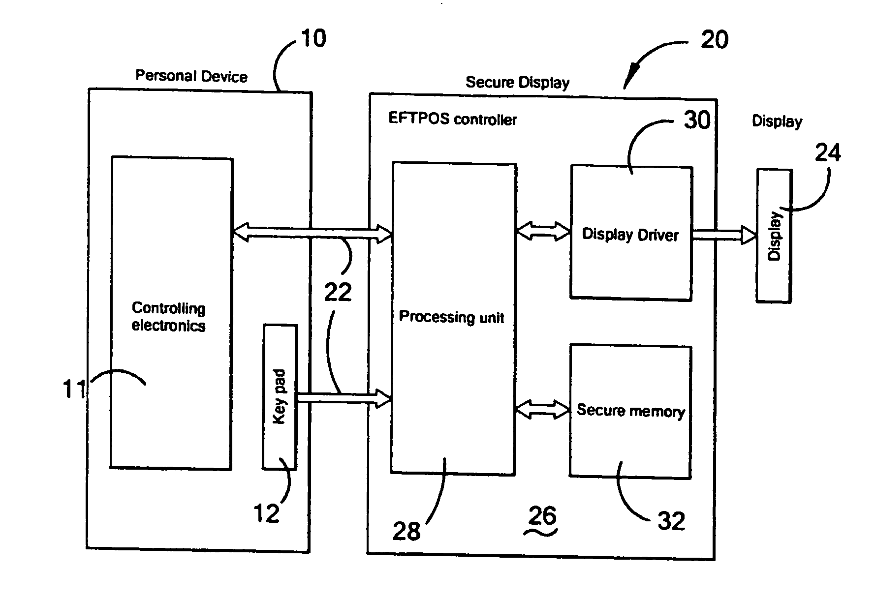 Display device and funds transaction device including the display device