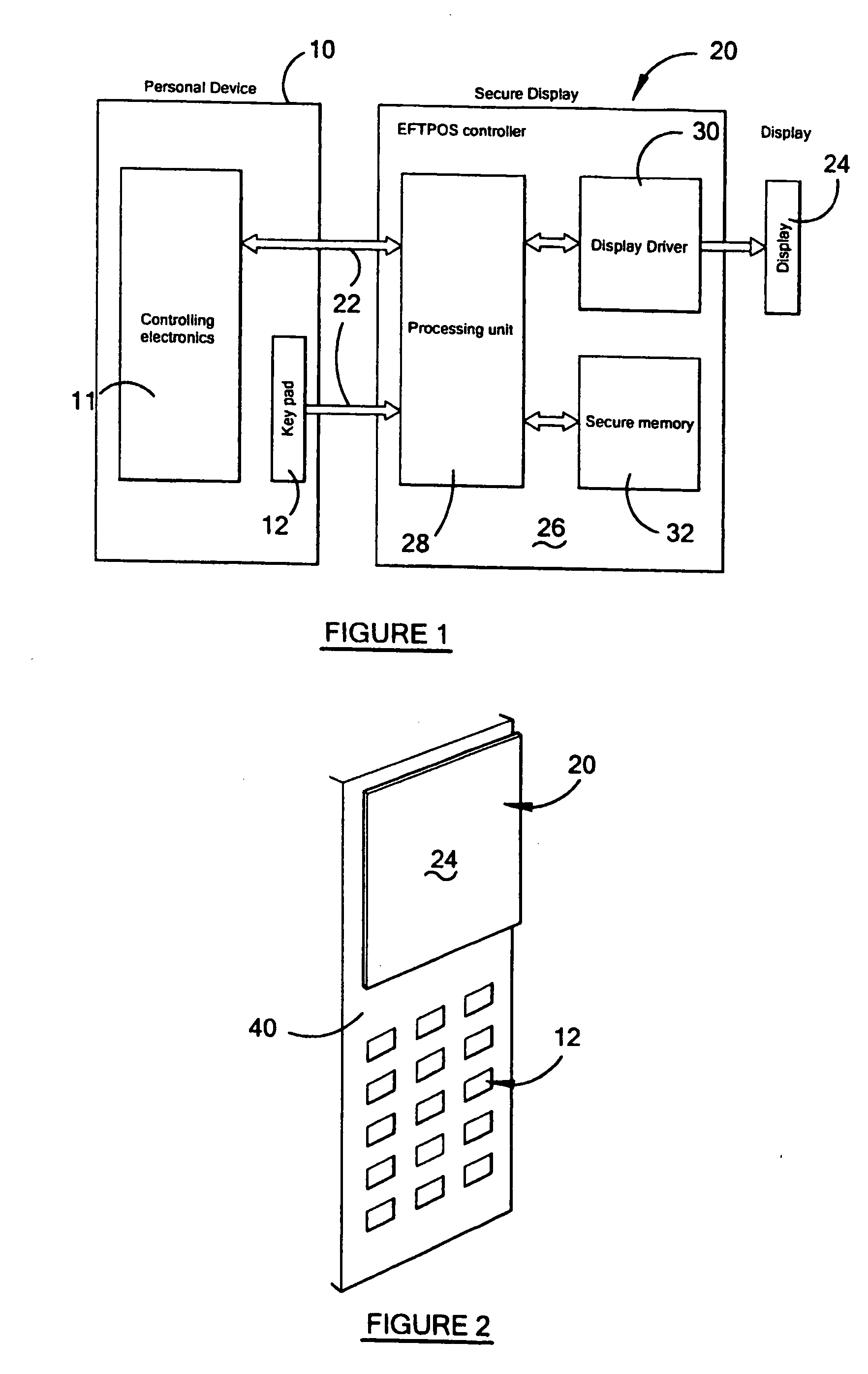 Display device and funds transaction device including the display device