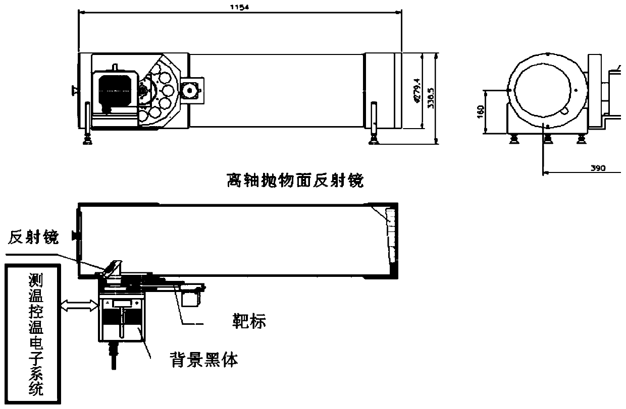 Detection system of infrared thermal imaging equipment