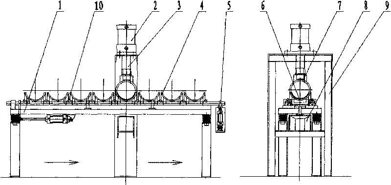 Truck carrying saddle binding face stress detection analytical device