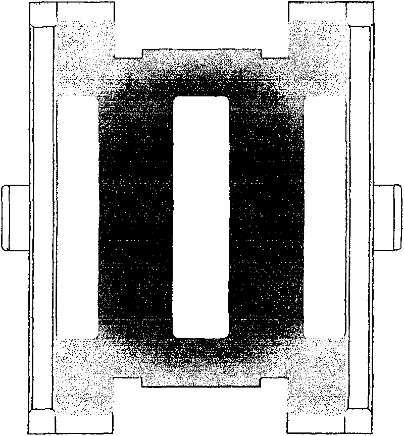 Truck carrying saddle binding face stress detection analytical device