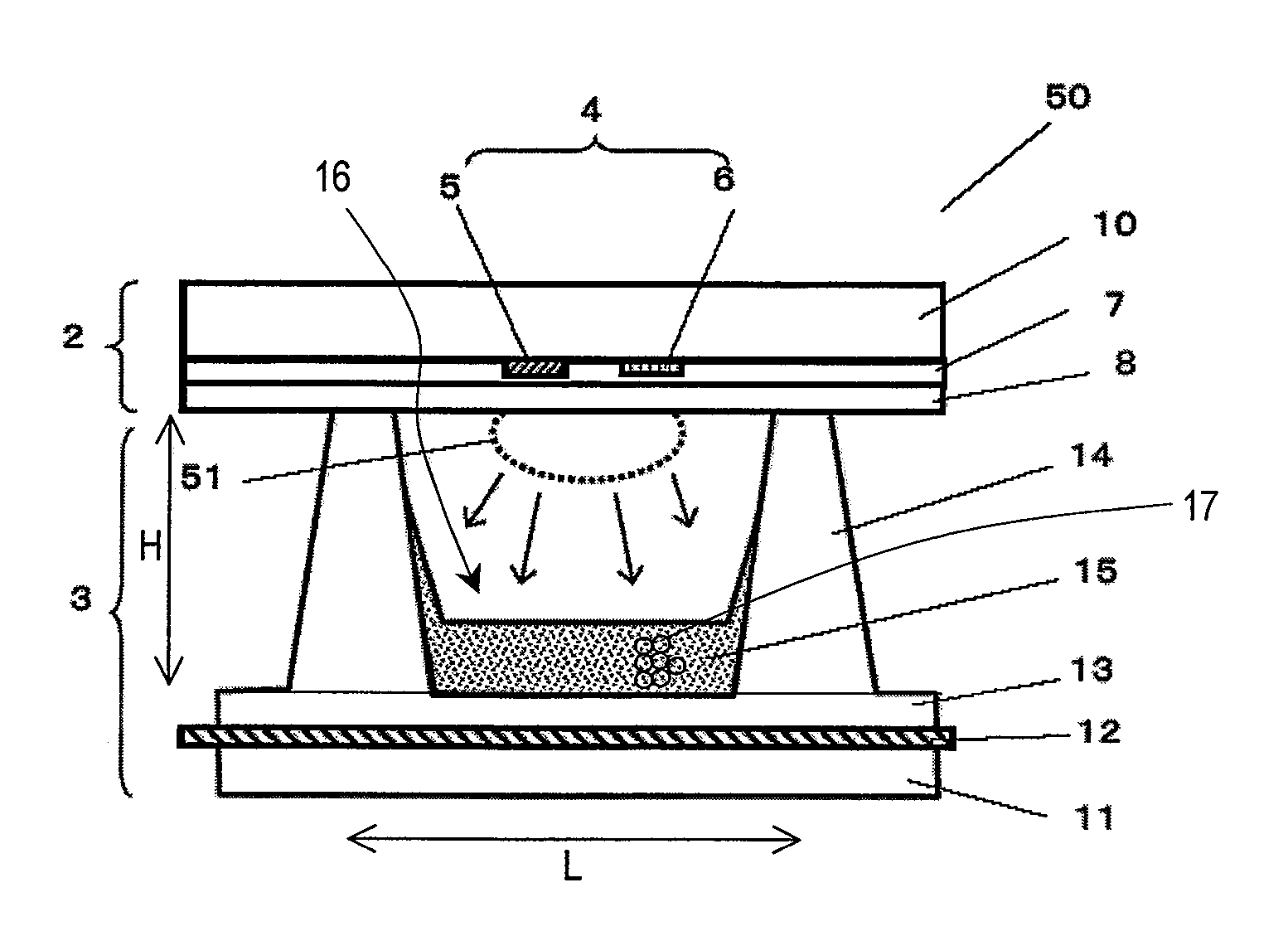 Light emitting display device, plasma display device and phosphor particles