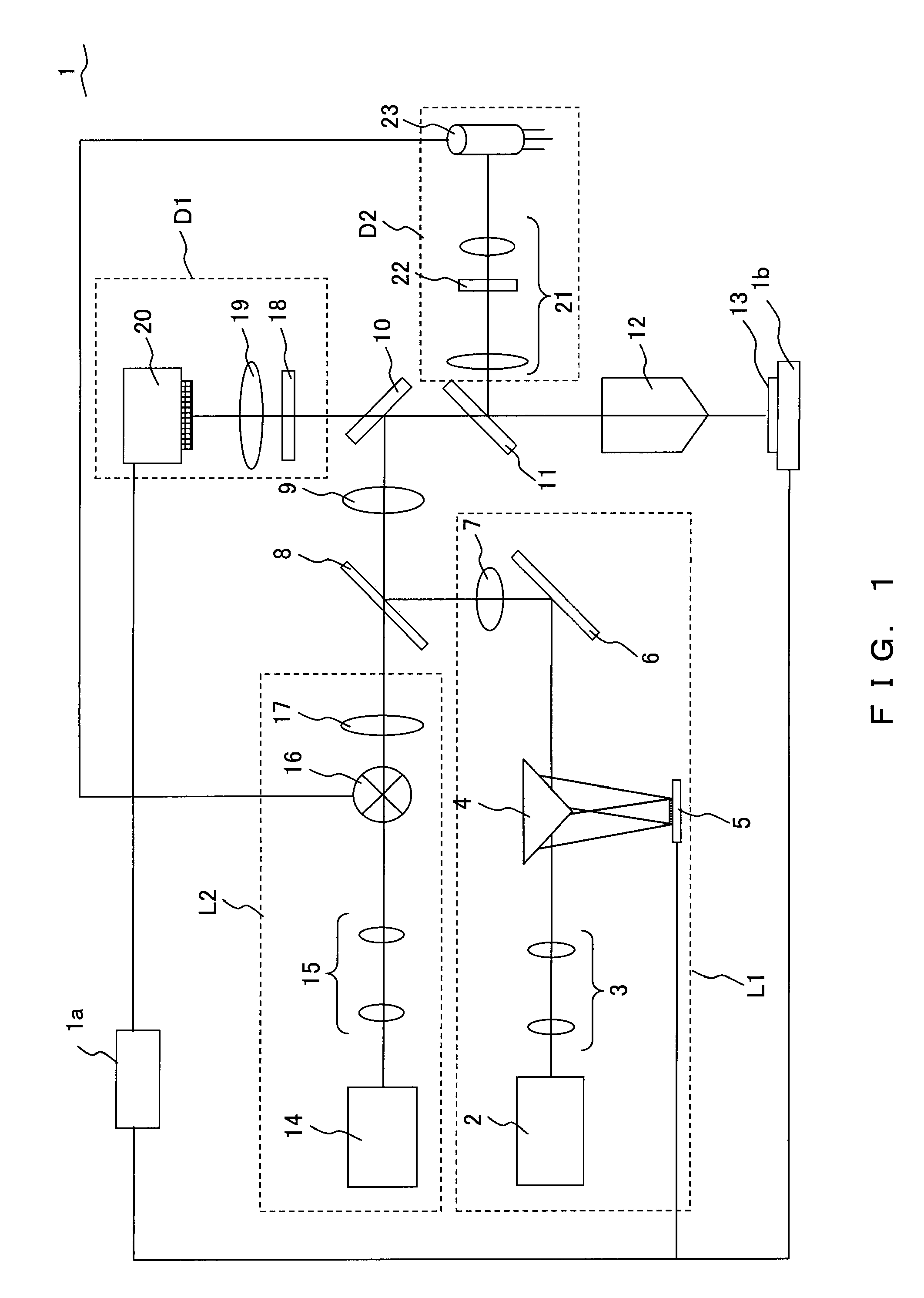 Laser microscope using phase-modulation type spatial light modulator