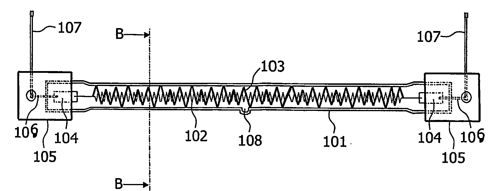 Lamp with double filament