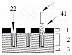 Clean micro-charging technology suitable for MEMS micro thruster array chip