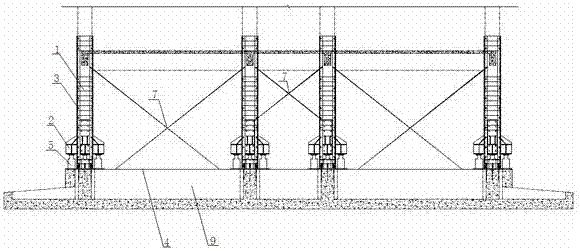 A kind of steel slideway jacking up building storey-increasing device