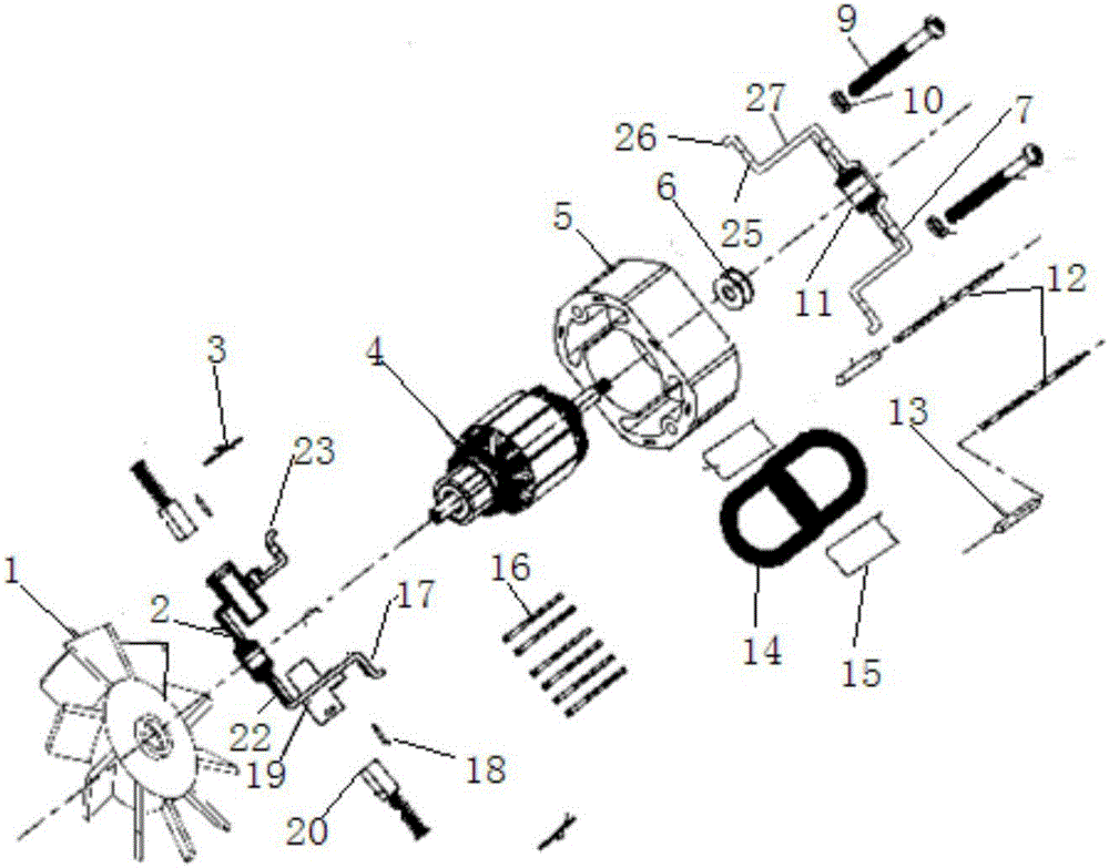 Ice crusher motor