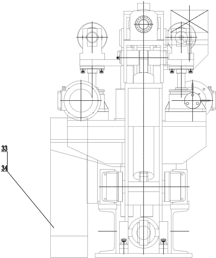 H-steel pre-assembling mechanism