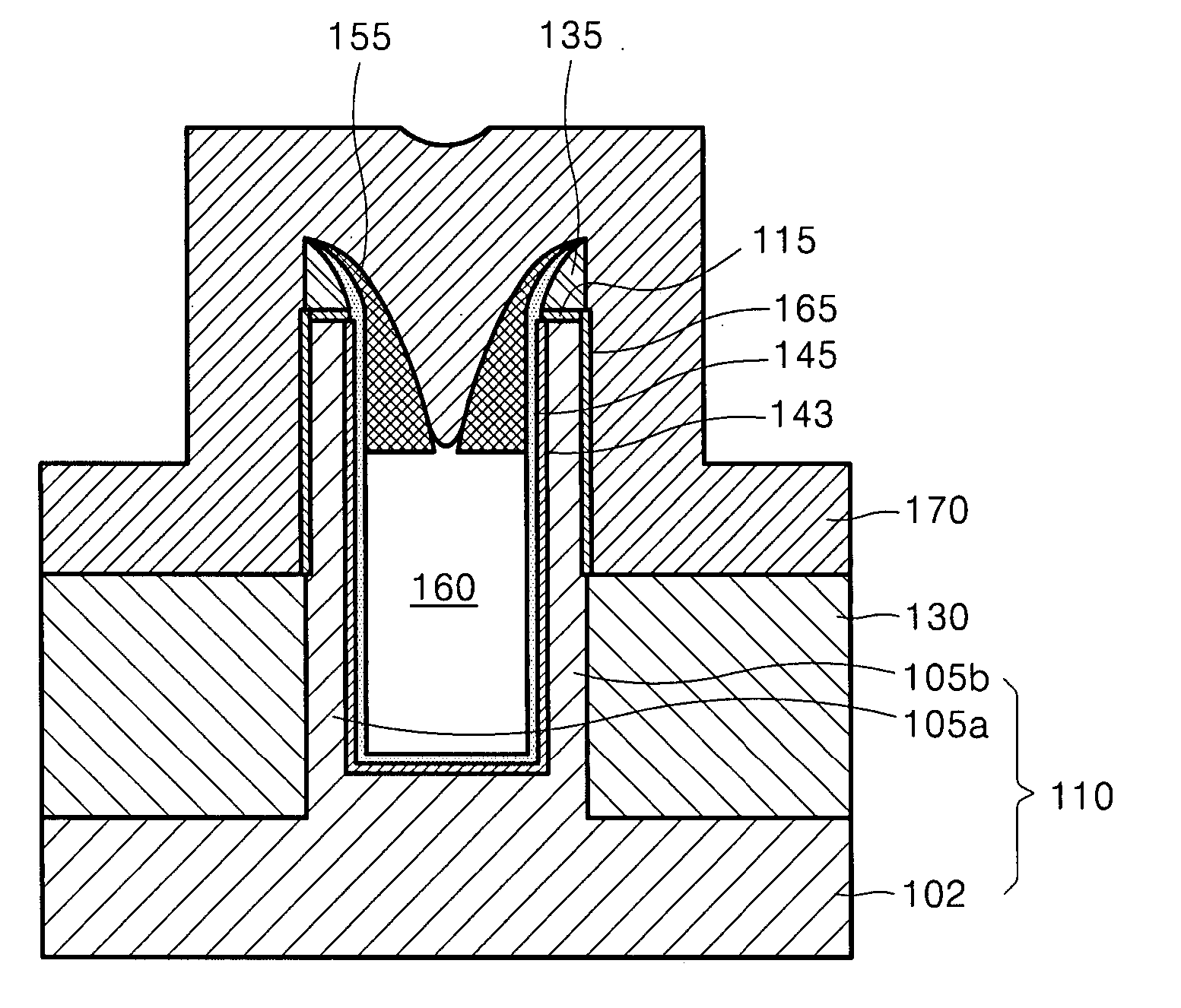 Semiconductor device having a pair of fins and method of manufacturing the same