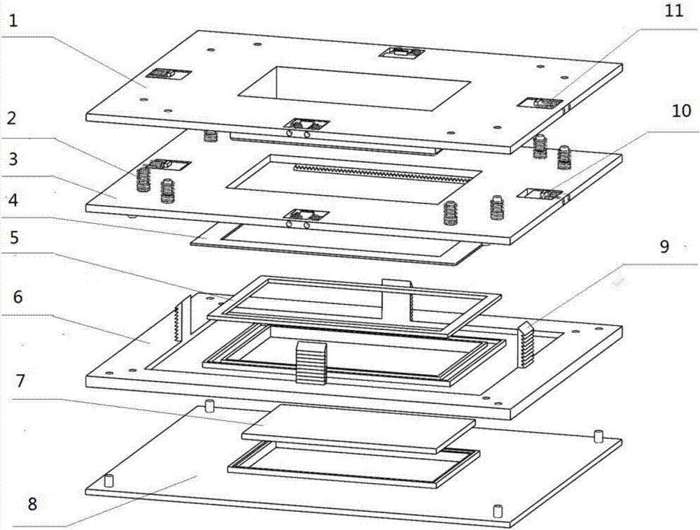 Resin tank for DLP photocuring 3D printer capable of achieving quick film replacement and assembling method thereof