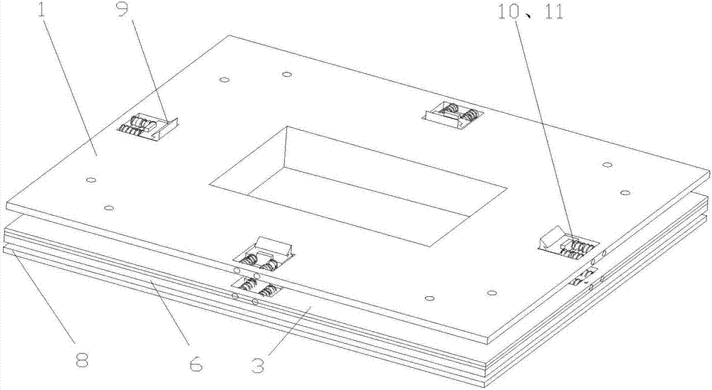 Resin tank for DLP photocuring 3D printer capable of achieving quick film replacement and assembling method thereof