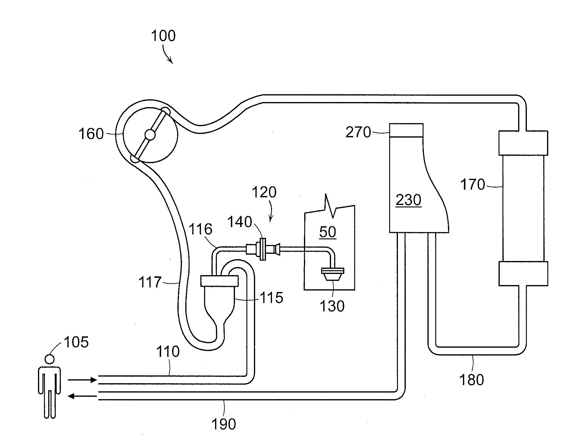 Apparatus and method for venting gas from a liquid