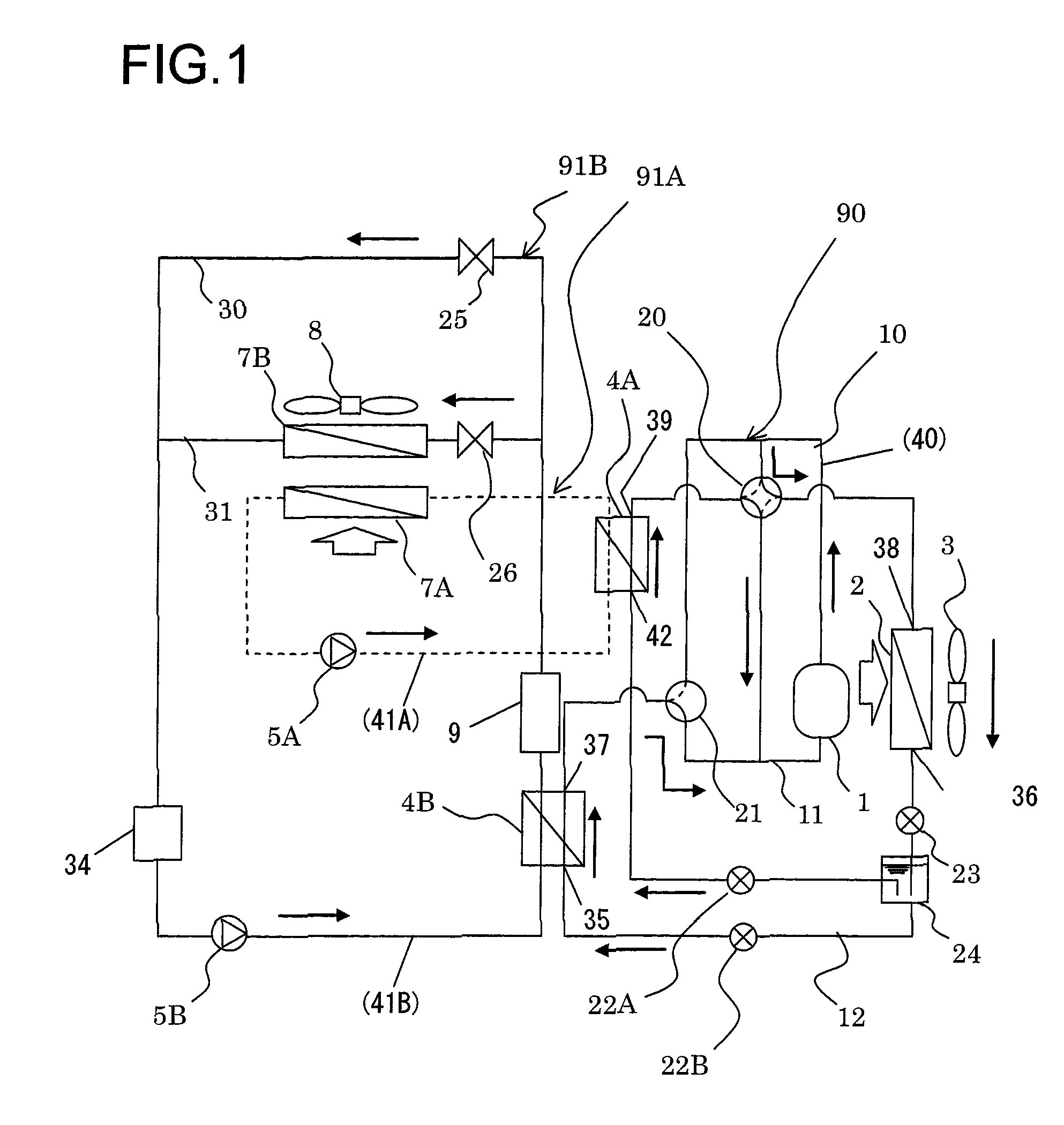 Vehicle air-conditioning apparatus