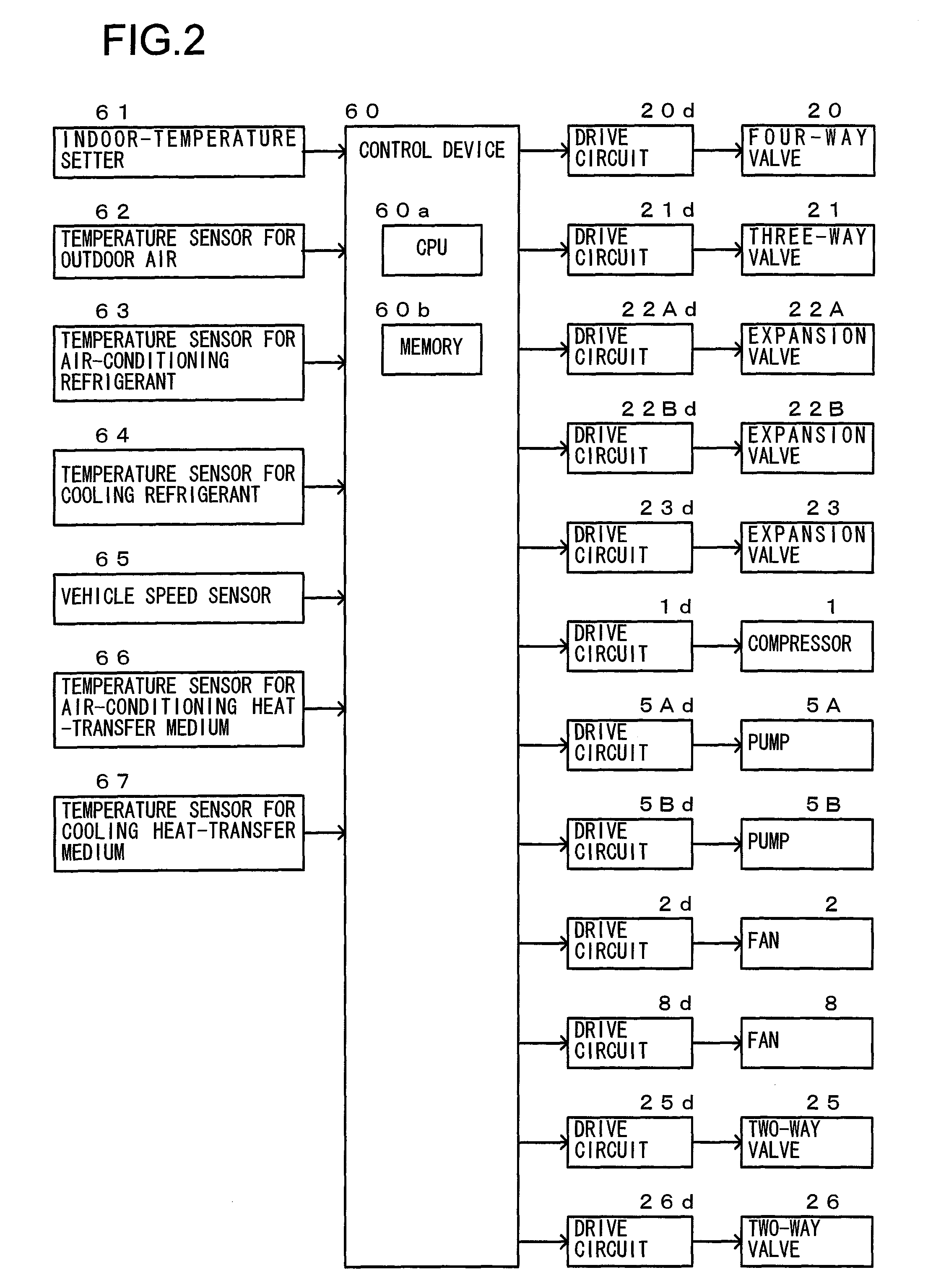 Vehicle air-conditioning apparatus