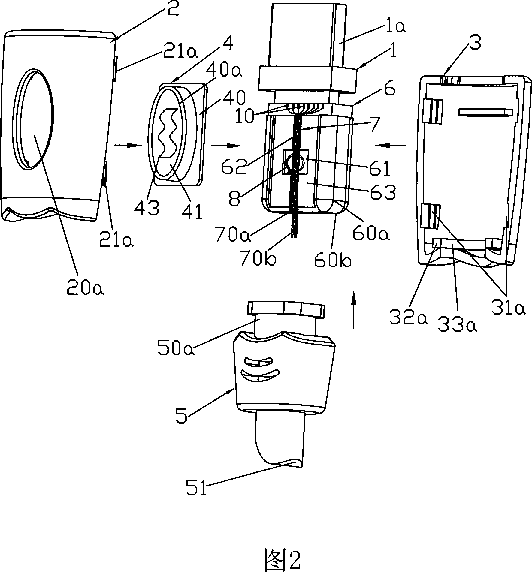 Method for manufacturing luminous HDMI connector