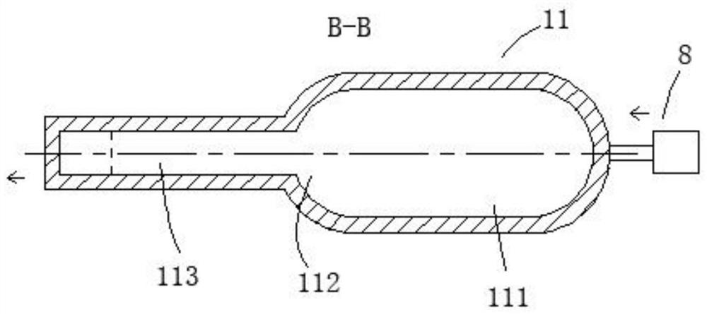 Smelting device and smelting method for iron ore containing lead and zinc