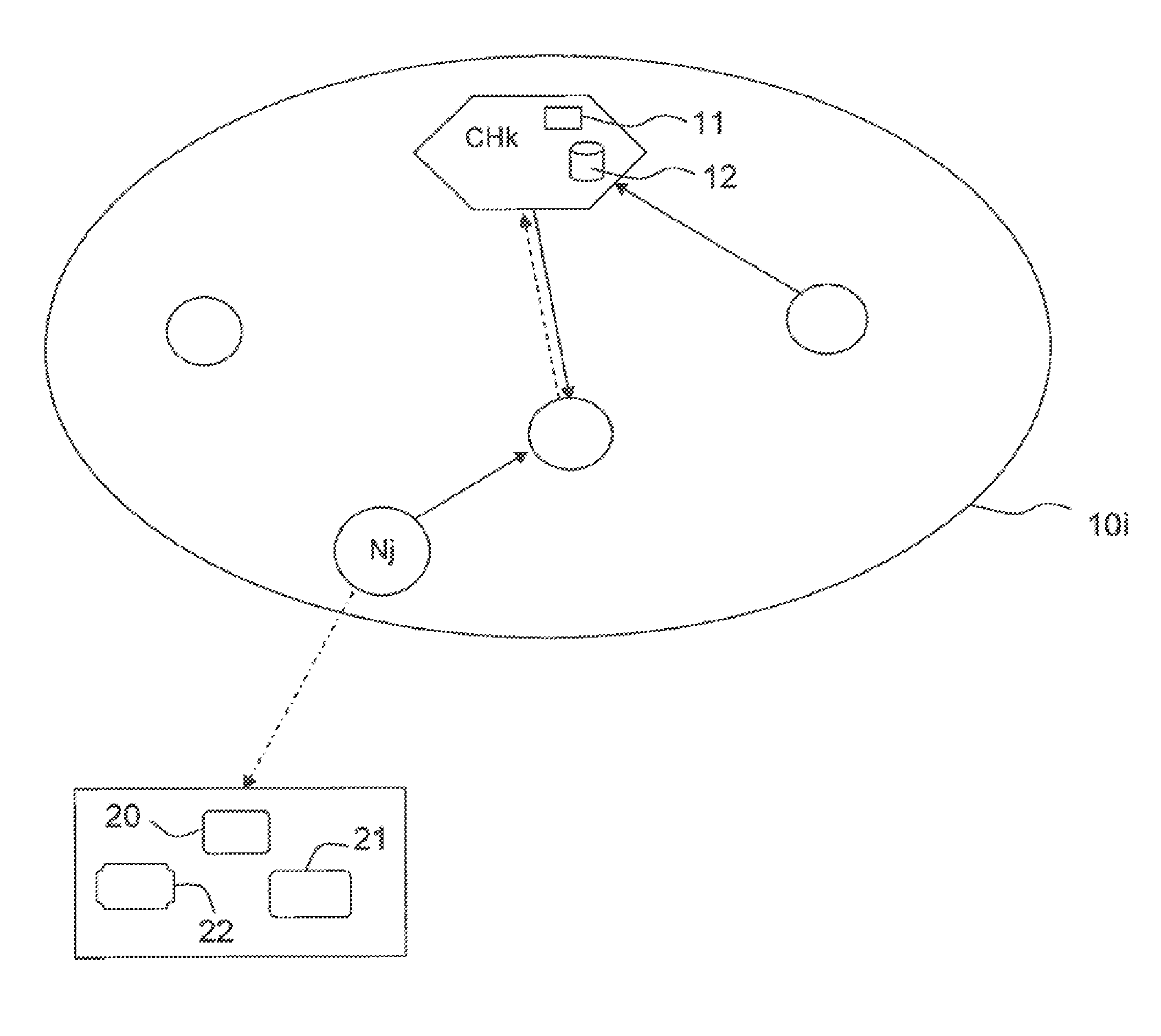 Distributed method for selecting a configuration in mobile networks