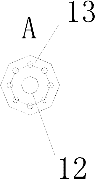 Large-scale motor combined type rotation shaft and assembling method thereof