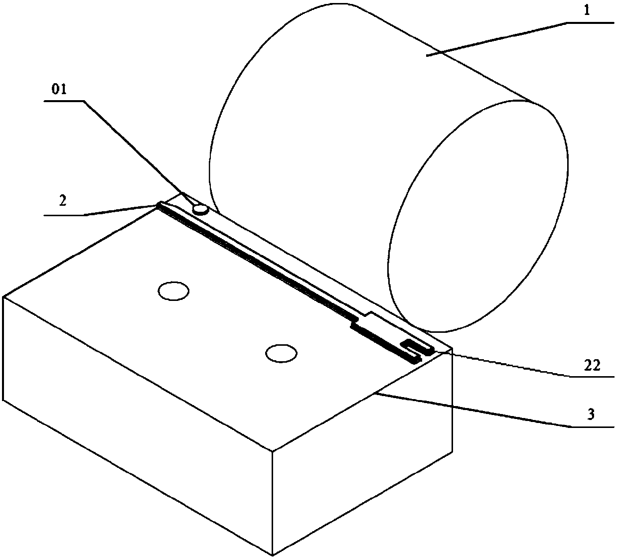 Processing method for beveling of disc lens, and beveling processing device