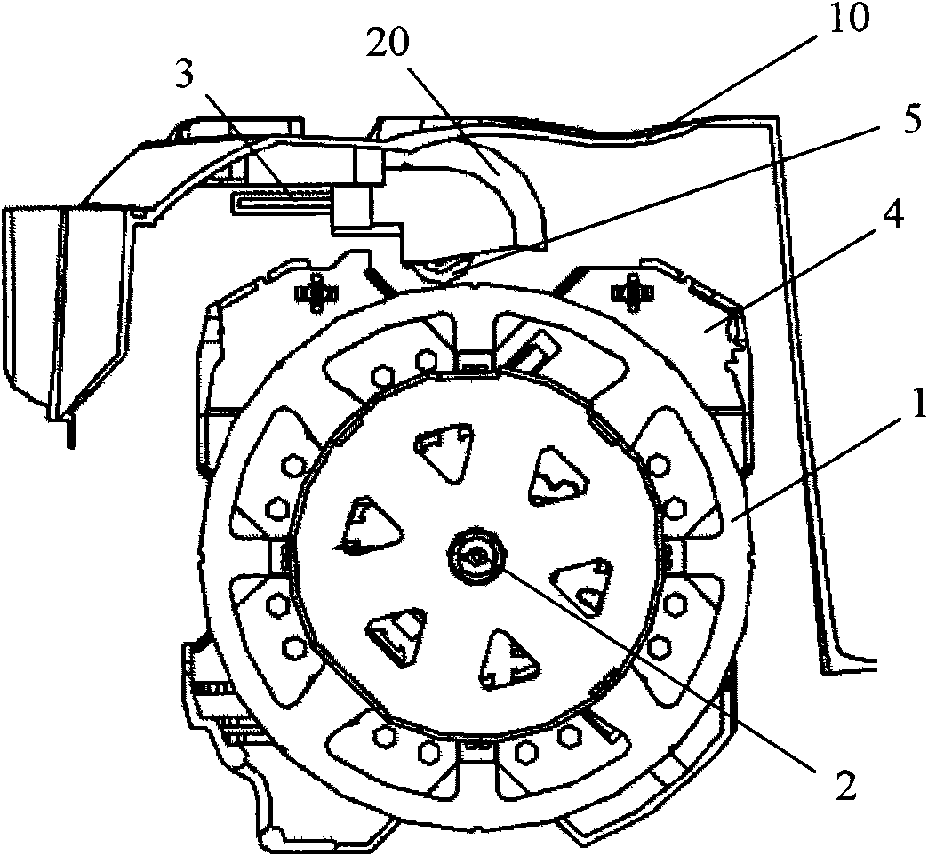 Novel winder for dust collector