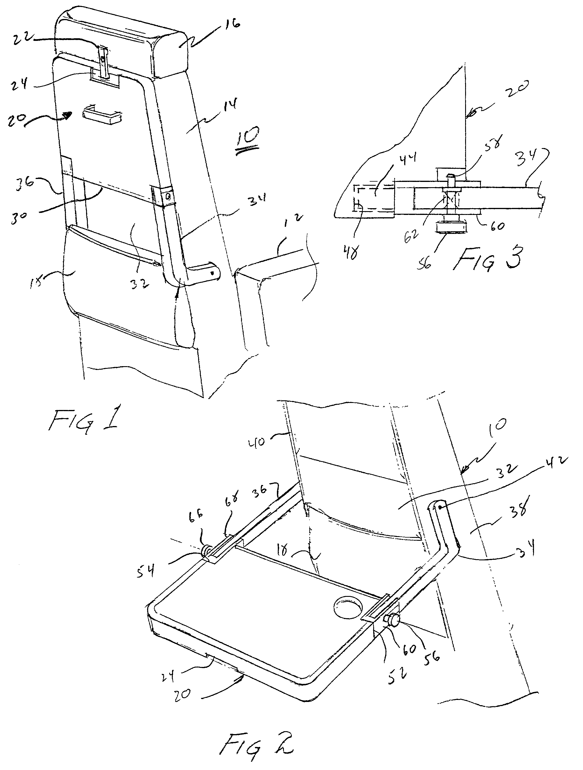 Threat-resistant aircraft tray